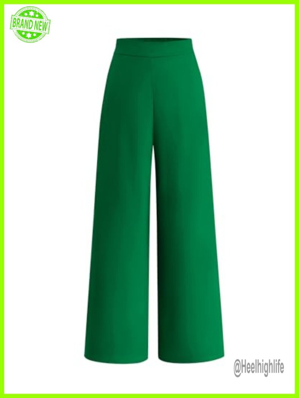 Women High Waisted Wide Leg Pants Business Casual Palazzo Trousers